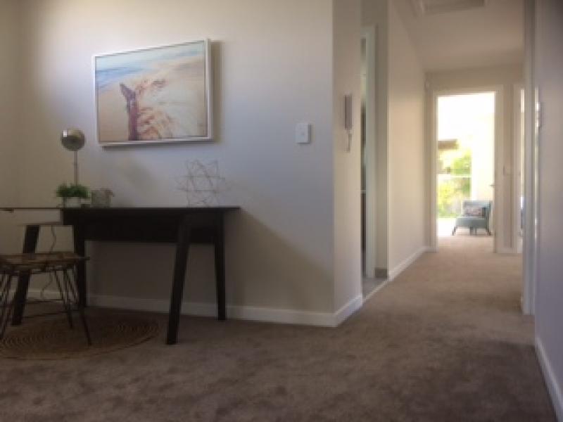 Solution Dyed Carpet Hallway